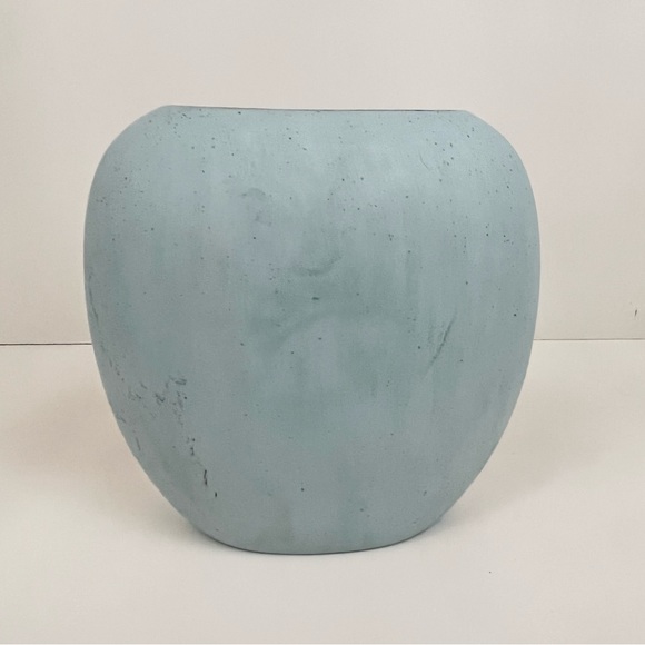 Vintage Southwest Pottery Mother and Children Gold Trim Ceramic Planter - Picture 6 of 14